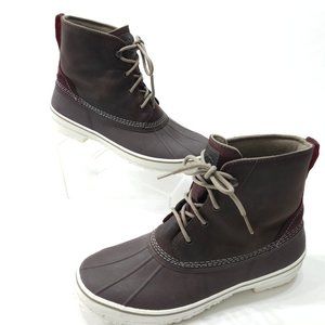 UGG Zetik Cordovan Waterproof Leather Duck Boot Size 13